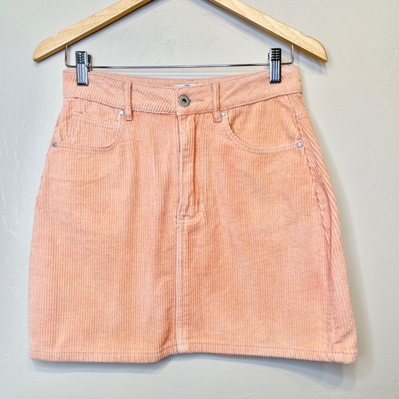Cotton On Retro Vibes Corduroy A-Line Pocket Spring Summer Micro Mini Skirt - Picture 3 of 7
